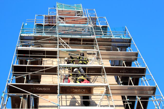 Belastungsübung für die Atemschutzgeräteträger