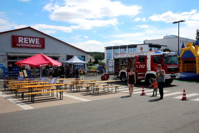 Sommerfest vom REWE Getränkemarkt