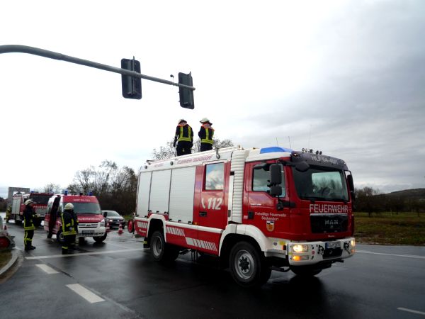 Einsatz 102 – 2017 – Beschädigte Ampelanlage