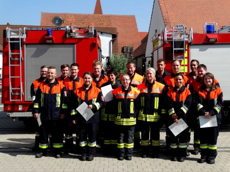 Abnahme der Prüfung der Truppführerqualifikation