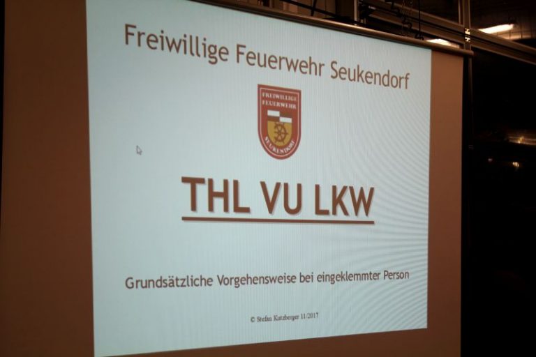 Zugübung 11/2018 – THL bei Bussen und LKW´s