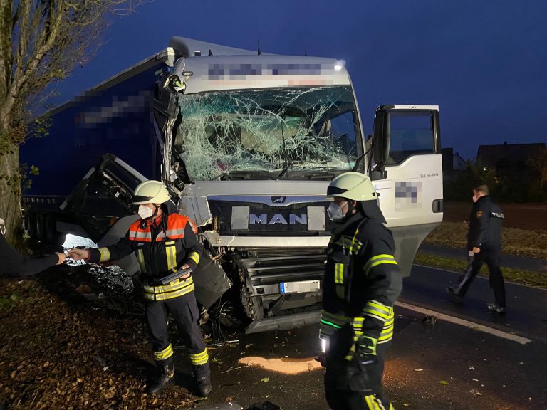 Einsatz 36 – 2021 / THL – LKW Unfall
