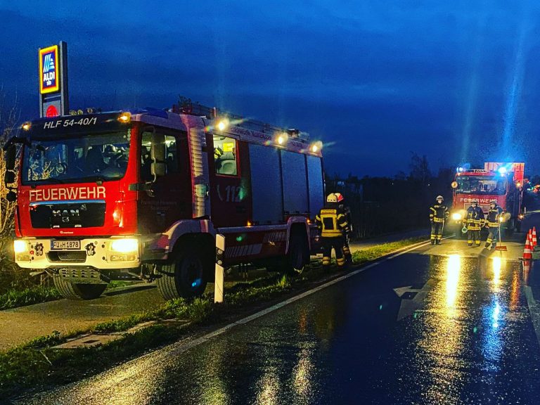 Einsatz 15 – 2022 / THL – Gülle auf Fahrbahn